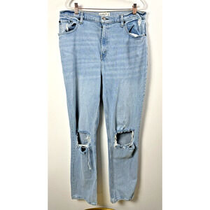 Abercrombie & Fitch Light Blue Straight Leg Jeans